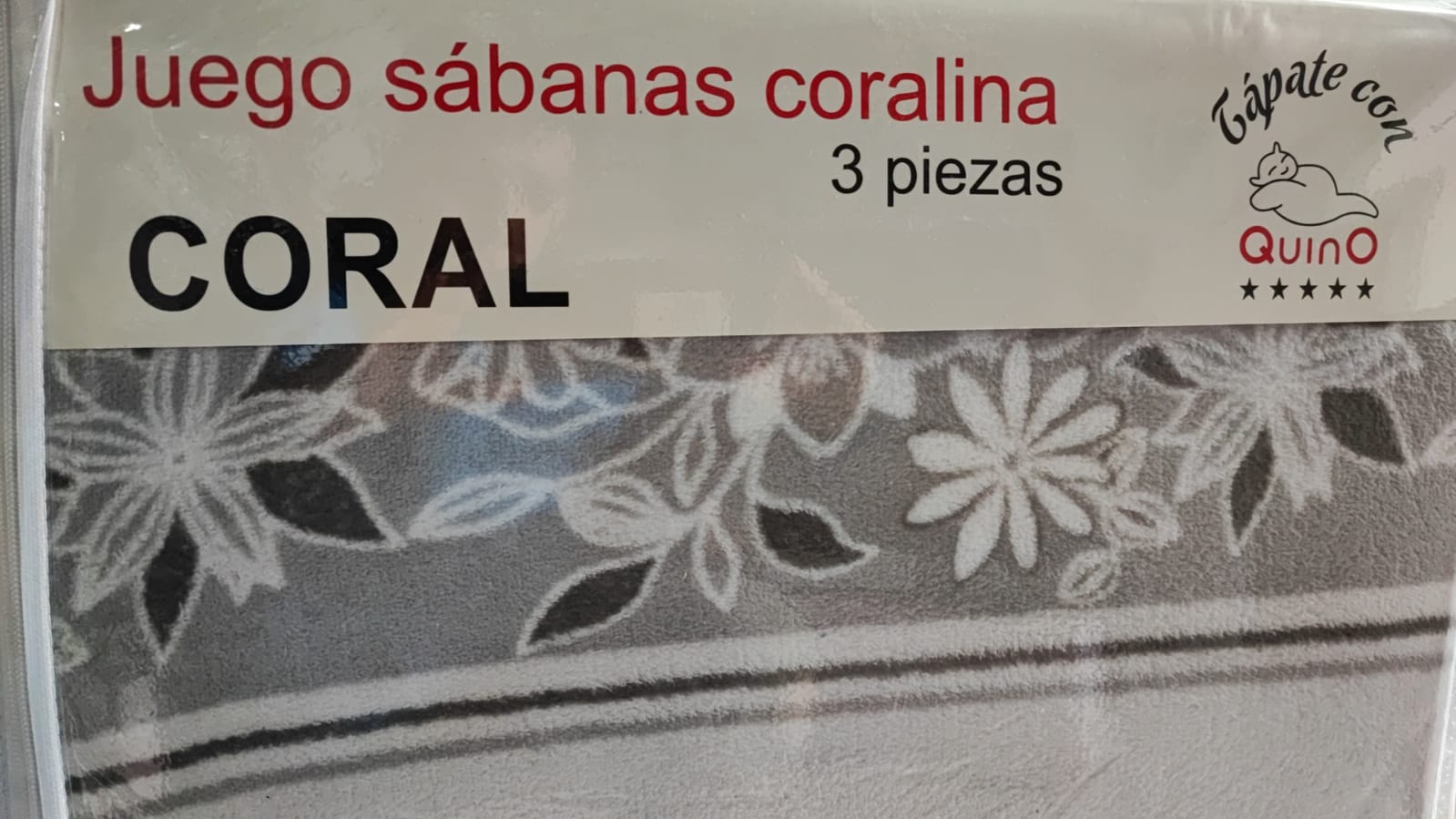Juego sábanas coralina DANAH Stilia - Sábanas Coralina - Luna Textil