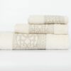 Juego Toallas 3 piezas 100% Algodón Beige