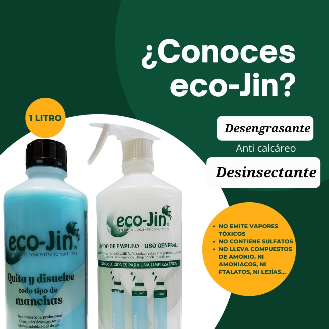 Eco-Jin ¡Limpieza Profunda y Efectiva para Tu Hogar! - TextilesLD