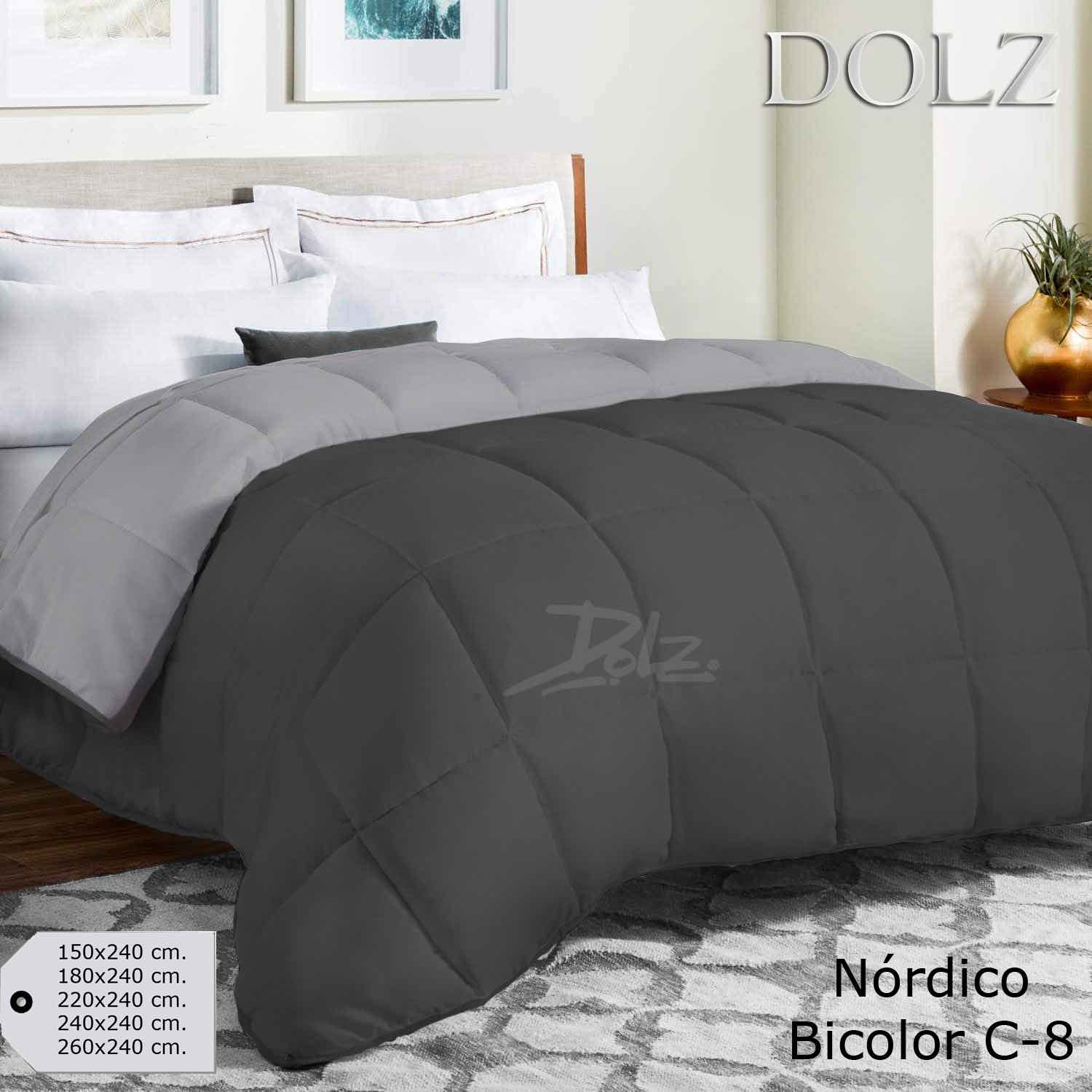 edredon nordico conforter de invierno 150 cama 135 bicolor todos los  tamaños 180