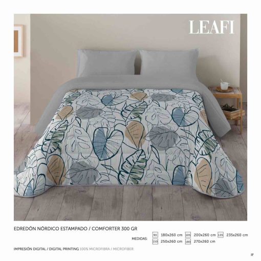 Edredón Comforter Naturals Leafi