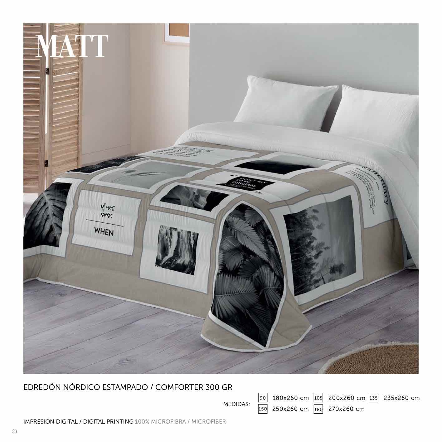 Edred n Comforter Naturals Matt TextilesLD