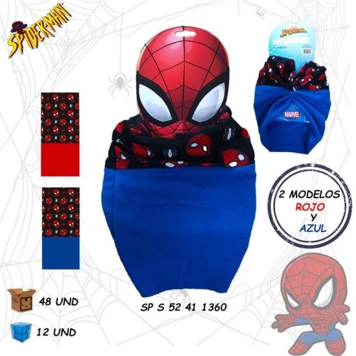 Braga Cuello Polar Spiderman